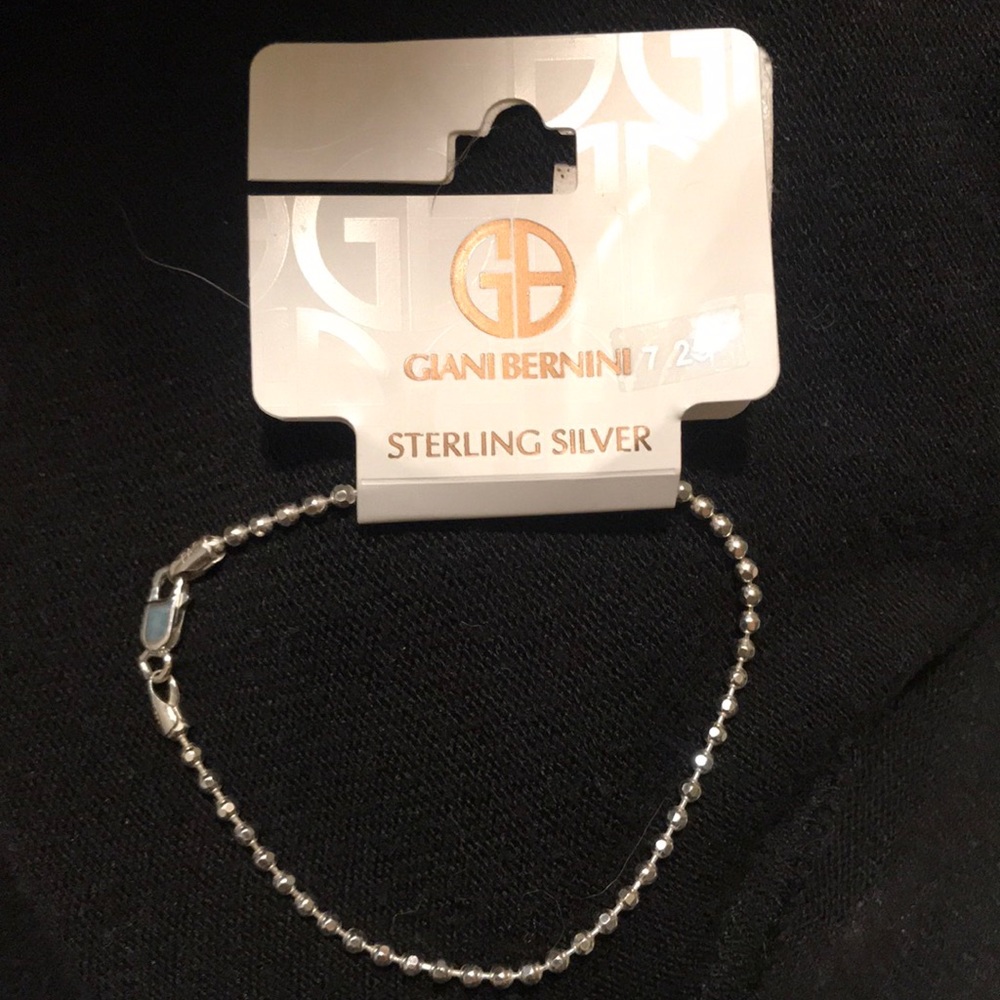 Giani Bernini sterling silver bracelet 7.25”